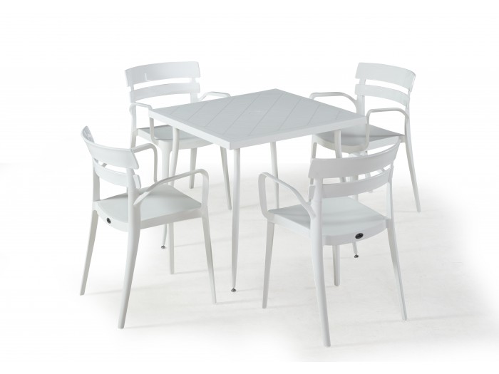 Градински комплект BERMUDA set 4 (бяло)